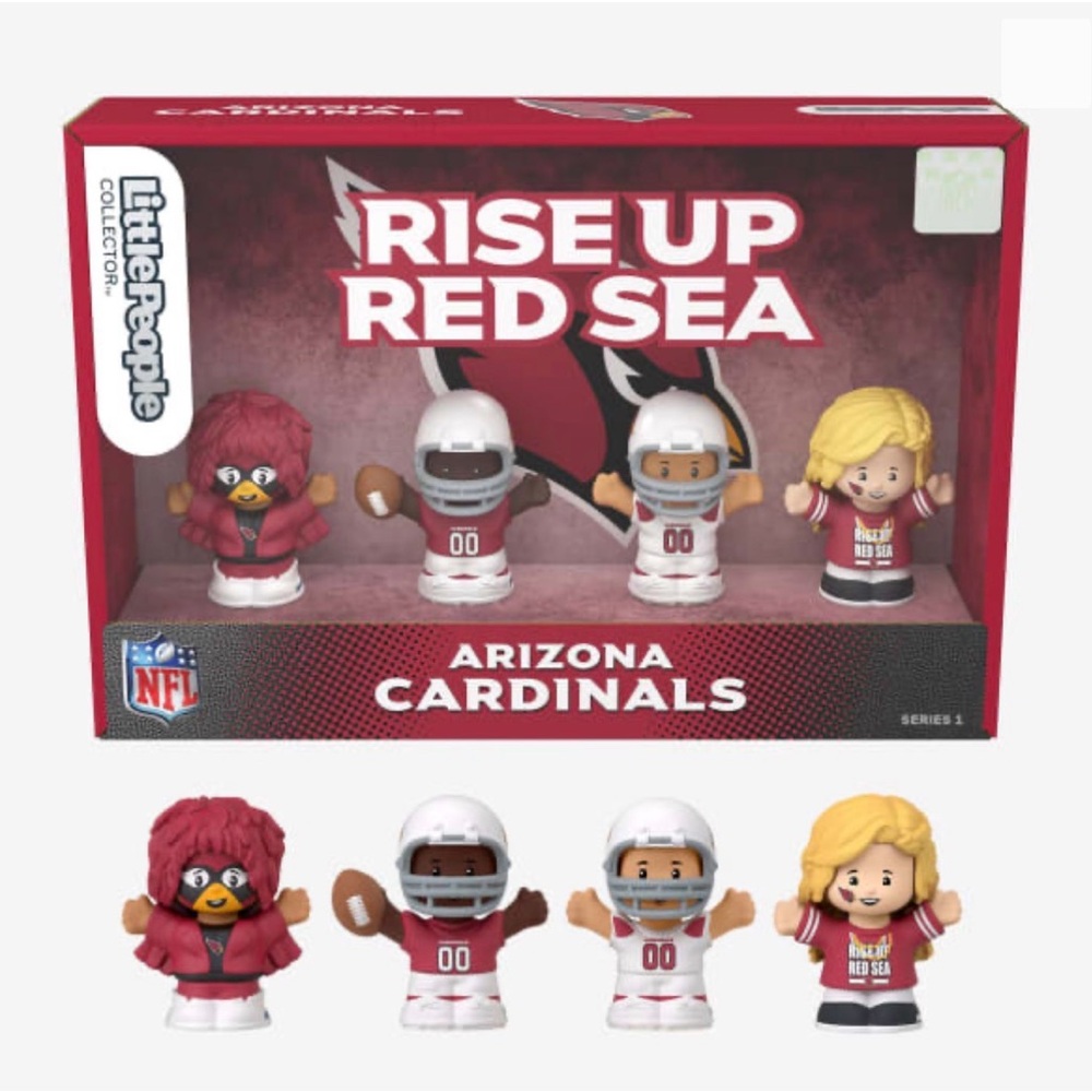 Little People Collector x NFL Arizona Cardinals Set NEW Sealed Box Fisher-price